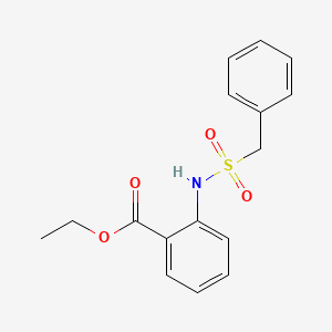 Ethyl 2-[(benzylsulfonyl)amino]benzoate