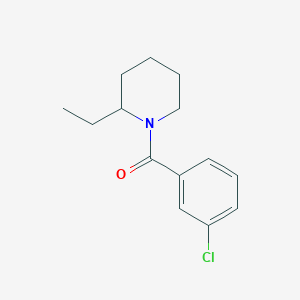 1-(3-Chlorobenzoyl)-2-ethylpiperidine