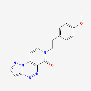 7-(4-methoxyphenethyl)pyrazolo[5,1-c]pyrido[4,3-e][1,2,4]triazin-6(7H)-one