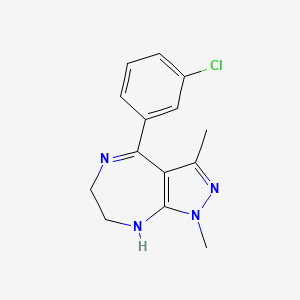 molecular formula C14H15ClN4 B1496182 Zometapine CAS No. 51022-73-2