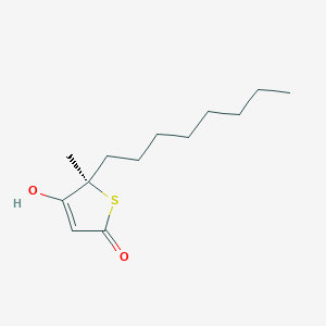 (5R)-4-Hydroxy-5-methyl-5-octylthiophen-2-one