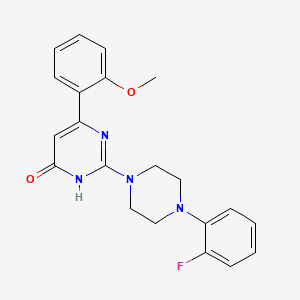 2-[4-(2-fluorophenyl)piperazin-1-yl]-6-(2-methoxyphenyl)pyrimidin-4(3H)-one