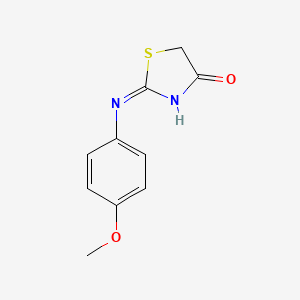 molecular formula C10H10N2O2S B1496185 2-(4-Methoxy-phenylamino)-thiazol-4-one CAS No. 27052-12-6