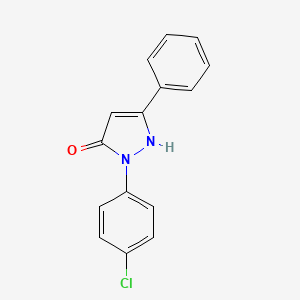 1-(4-chlorophenyl)-3-phenyl-1H-pyrazol-5-ol