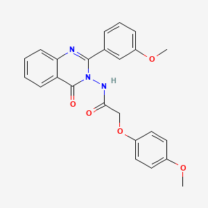 2-(4-methoxyphenoxy)-N-[2-(3-methoxyphenyl)-4-oxoquinazolin-3(4H)-yl]acetamide