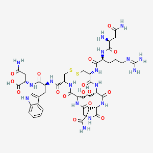 molecular formula C44H65N17O16S2 B1496191 H-Asn-Arg-Cys-Ser-Gln-Gly-Ser-Cys-Trp-Asn-OH 