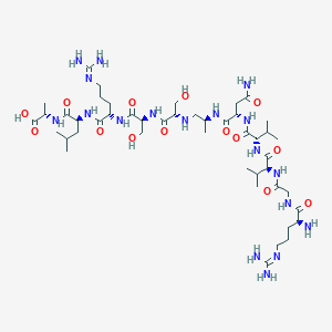 molecular formula C46H86N18O14 B1496194 Human CMV Assemblin Protease Inhibitor 