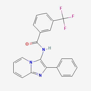 N-(2-phenylimidazo[1,2-a]pyridin-3-yl)-3-(trifluoromethyl)benzamide