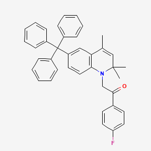 1-(4-fluorophenyl)-2-(2,2,4-trimethyl-6-tritylquinolin-1(2H)-yl)ethanone