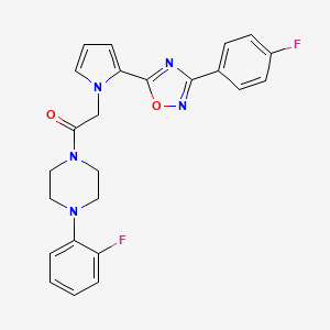 2-{2-[3-(4-fluorophenyl)-1,2,4-oxadiazol-5-yl]-1H-pyrrol-1-yl}-1-[4-(2-fluorophenyl)piperazin-1-yl]ethanone