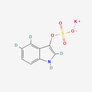molecular formula C8H6KNO4S B1496206 3-Indoxyl Sulfate-d4 Potassium Salt 