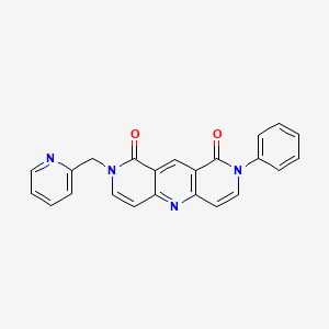 2-phenyl-8-(pyridin-2-ylmethyl)pyrido[4,3-b][1,6]naphthyridine-1,9(2H,8H)-dione