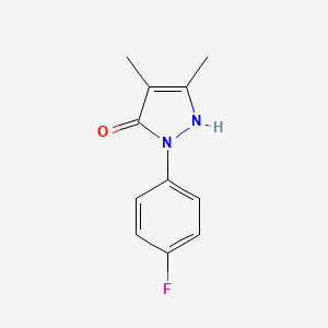 molecular formula C11H11FN2O B14962303 1-(4-fluorophenyl)-3,4-dimethyl-1H-pyrazol-5-ol 