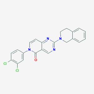 6-(3,4-Dichlorophenyl)-2-(1,2,3,4-tetrahydroisoquinolin-2-YL)-5H,6H-pyrido[4,3-D]pyrimidin-5-one