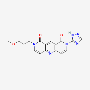 2-(3-methoxypropyl)-8-(1H-1,2,4-triazol-5-yl)pyrido[4,3-b][1,6]naphthyridine-1,9(2H,8H)-dione