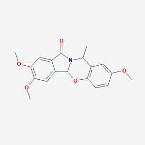 molecular formula C19H19NO5 B14962381 2,3,8-trimethoxy-10-methyl-10H-isoindolo[1,2-b][1,3]benzoxazin-12(4bH)-one 