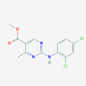 Methyl 2-[(2,4-dichlorophenyl)amino]-4-methylpyrimidine-5-carboxylate