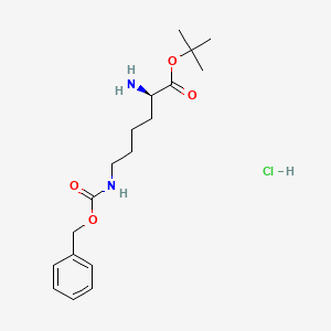 molecular formula C18H29ClN2O4 B1496256 (R)-tert-Butyl 2-amino-6-(((benzyloxy)carbonyl)amino)hexanoate hydrochloride 