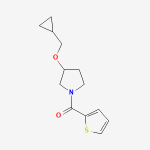 [3-(Cyclopropylmethoxy)-1-pyrrolidinyl](2-thienyl)methanone