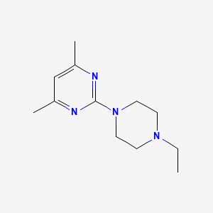 molecular formula C12H20N4 B14962681 2-(4-Ethylpiperazin-1-yl)-4,6-dimethylpyrimidine 