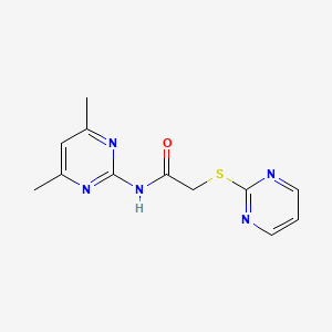 N-(4,6-dimethylpyrimidin-2-yl)-2-pyrimidin-2-ylthioacetamide