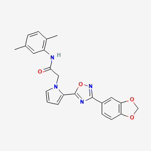 2-{2-[3-(1,3-benzodioxol-5-yl)-1,2,4-oxadiazol-5-yl]-1H-pyrrol-1-yl}-N-(2,5-dimethylphenyl)acetamide