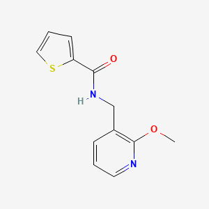 molecular formula C12H12N2O2S B14962736 n-((2-Methoxypyridin-3-yl)methyl)thiophene-2-carboxamide 