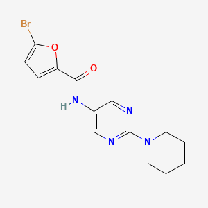 5-Bromo-N-[2-(piperidin-1-YL)pyrimidin-5-YL]furan-2-carboxamide