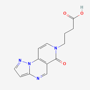 4-(6-oxopyrazolo[1,5-a]pyrido[3,4-e]pyrimidin-7(6H)-yl)butanoic acid