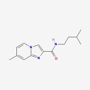 7-methyl-N-(3-methylbutyl)imidazo[1,2-a]pyridine-2-carboxamide