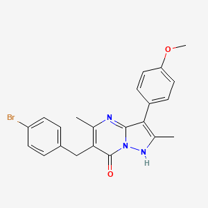 6-(4-bromobenzyl)-3-(4-methoxyphenyl)-2,5-dimethylpyrazolo[1,5-a]pyrimidin-7(4H)-one