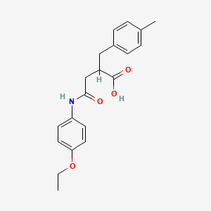 4-[(4-Ethoxyphenyl)amino]-2-(4-methylbenzyl)-4-oxobutanoic acid