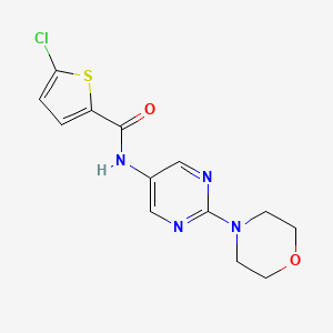 molecular formula C13H13ClN4O2S B14962895 5-Chloro-N-(2-morpholino-5-pyrimidinyl)-2-thiophenecarboxamide 