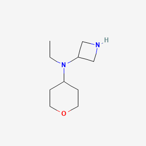 N-ethyl-N-(oxan-4-yl)azetidin-3-amine