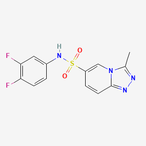 N-(3,4-difluorophenyl)-3-methyl[1,2,4]triazolo[4,3-a]pyridine-6-sulfonamide