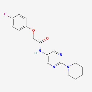 2-(4-Fluorophenoxy)-N-[2-(piperidin-1-YL)pyrimidin-5-YL]acetamide