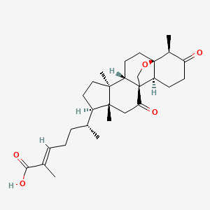 molecular formula C29H42O5 B1496305 Siraitic acid B CAS No. 183374-16-5
