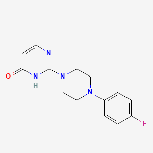 2-[4-(4-fluorophenyl)piperazin-1-yl]-6-methylpyrimidin-4(3H)-one