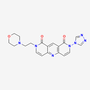 2-(2-morpholinoethyl)-8-(4H-1,2,4-triazol-4-yl)pyrido[4,3-b][1,6]naphthyridine-1,9(2H,8H)-dione