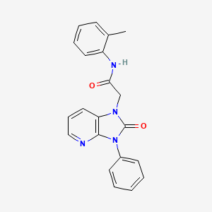 N-(2-Methylphenyl)-2-{2-oxo-3-phenyl-1H,2H,3H-imidazo[4,5-B]pyridin-1-YL}acetamide