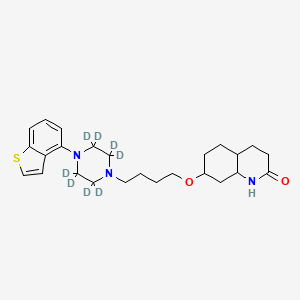 molecular formula C25H35N3O2S B1496313 7-[4-(4-benzo[b]thien-4-yl-1-piperazinyl-2,2,3,3,5,5,6,6-d8)butoxy]-2(1H)-quinolinone CAS No. 1427049-21-5