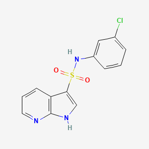 N-(3-chlorophenyl)-1H-pyrrolo[2,3-b]pyridine-3-sulfonamide