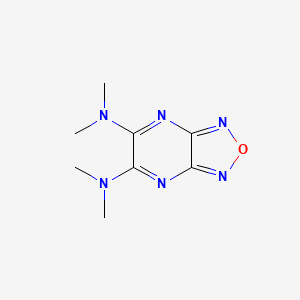 molecular formula C8H12N6O B14963202 N,N,N',N'-tetramethyl[1,2,5]oxadiazolo[3,4-b]pyrazine-5,6-diamine 