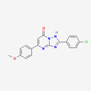 2-(4-chlorophenyl)-5-(4-methoxyphenyl)[1,2,4]triazolo[1,5-a]pyrimidin-7(4H)-one