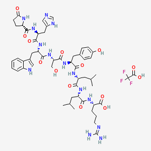 molecular formula C54H73F3N14O14 B1496323 (D-Leu6)-LHRH (1-8) (free acid) Trifluoroacetate CAS No. 112642-14-5