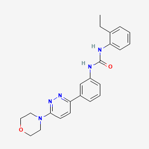 molecular formula C23H25N5O2 B14963295 1-(2-Ethylphenyl)-3-(3-(6-morpholinopyridazin-3-yl)phenyl)urea 