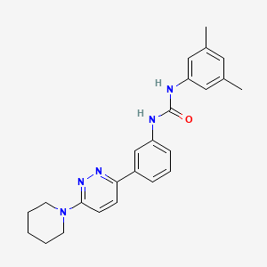 1-(3,5-Dimethylphenyl)-3-(3-(6-(piperidin-1-yl)pyridazin-3-yl)phenyl)urea