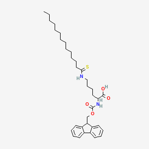 molecular formula C35H50N2O4S B1496334 N2-[(9H-fluoren-9-ylmethoxy)carbonyl]-N6-(1-thioxotetradecyl)-L-Lysine 