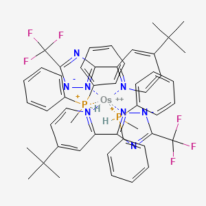molecular formula C50H52F6N8OsP2+2 B1496335 Os(bpftz)2(PPh2Me)2,OsMiuM(II) bis(3-(trifluoroMethyl)-5-( 
