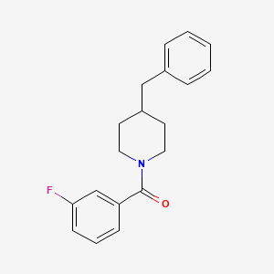 (4-Benzylpiperidin-1-yl)(3-fluorophenyl)methanone